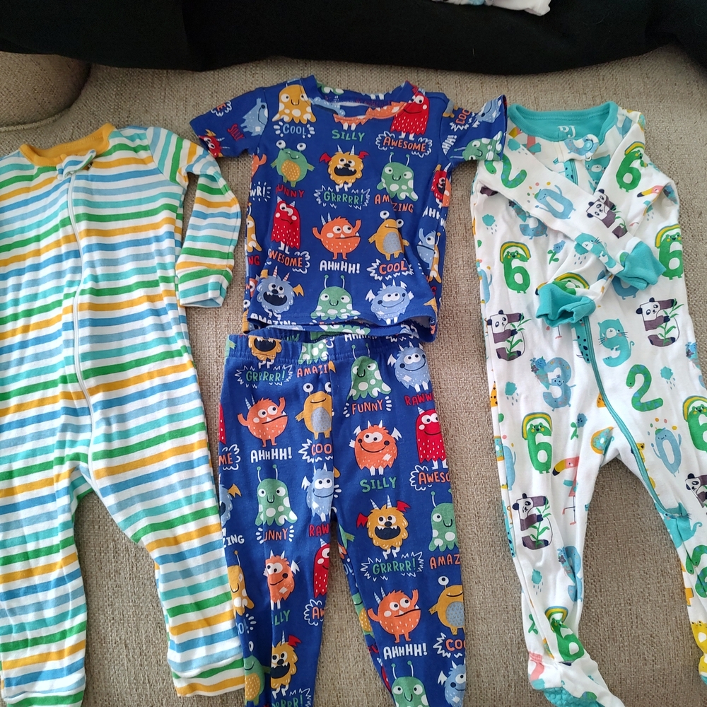 Three Pajamas For Infants